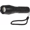 ChiliTec LED žibintuvėlis Zoom 10W, 3x AAA, juodas 22106