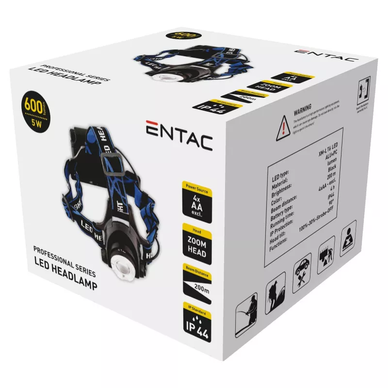 ENTAC Zoom 5W aliuminio LED prožektorius