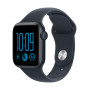 Apple Watch SE 3 GPS 40mm vidurnakčio spalvos aliuminio korpusas su tamsiai mėlyna sportine apyranke - S/M
