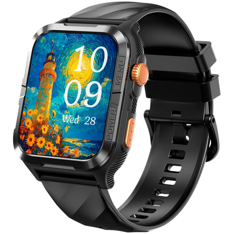 Išmanusis laikrodis Blackview W10 Pro, juodas (W10PROBLACK)