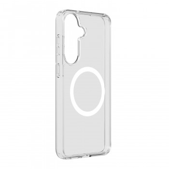 Cellularline Clear MAG MagSafe dėklas Samsung S26 FE, permatomas