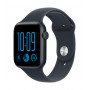 Apple Watch SE 3 GPS + Cellular 44 mm Midnight aliuminio korpusas su mėlyna sportine apyranke, M/L