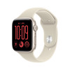 Apple Watch SE 3 GPS + Cellular 44 mm Starlight aliuminio korpusas su smėlio spalvos sportine apyranke, S/M