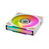 Thermaltake SWAFAN 120 EX INFINITY Snow Wood Edition korpuso ventiliatorius, 3 vnt.