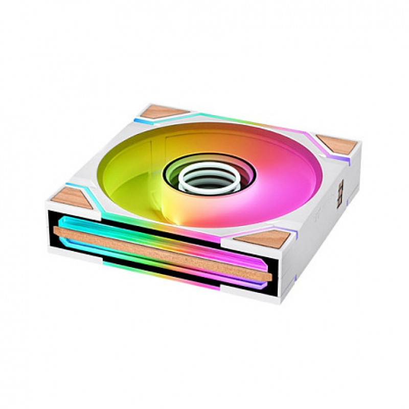 Thermaltake SWAFAN 120 EX INFINITY Snow Wood Edition korpuso ventiliatorius, 3 vnt.