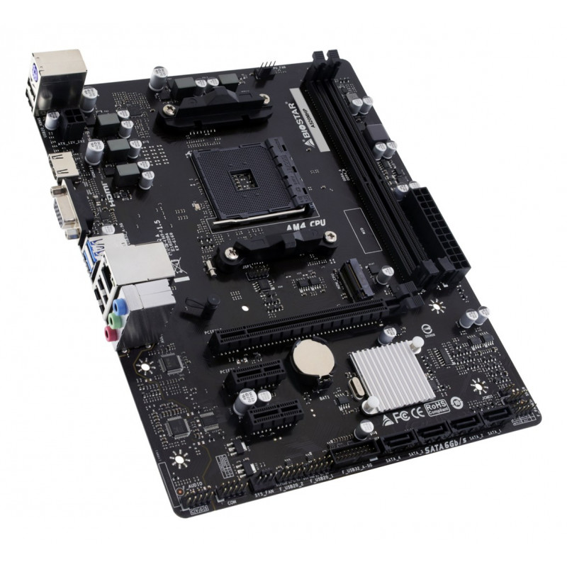 Biostar A520MHP 2.0 AMD A520 AM4 Micro-ATX pagrindinė plokštė