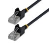 StarTech Slim Cat6a U/FTP tinklo kabelis RJ45, 3 m, juodas
