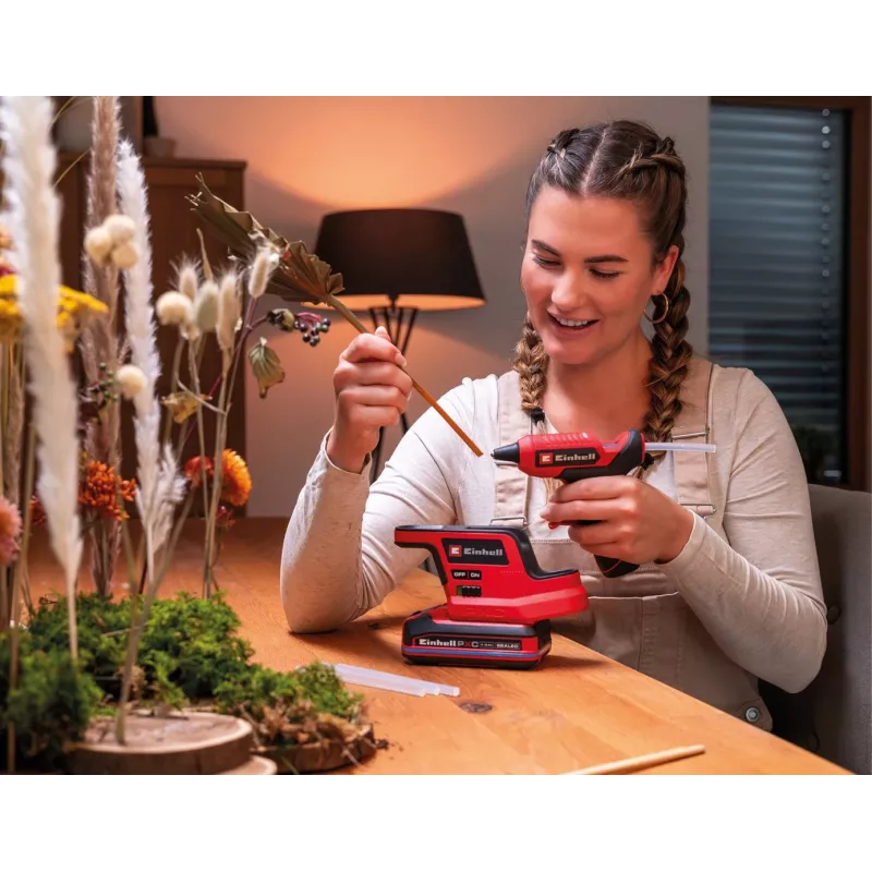 Einhell TE-CG 18/7 Li - Solo belaidis karšto lydalo klijų pistoletas
