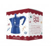 Bialetti Candyland Moka Express 3TZ rankinė kavos virimo mašinėlė, 150 ml, mėlyna