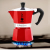 Bialetti Candyland Moka Express 3TZ rankinė kavos virimo mašinėlė, 150 ml, raudona