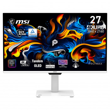 MSI PRO MAX 271UPXW12G 26,5 inch 4K UHD QD-OLED 120 Hz monitorius
