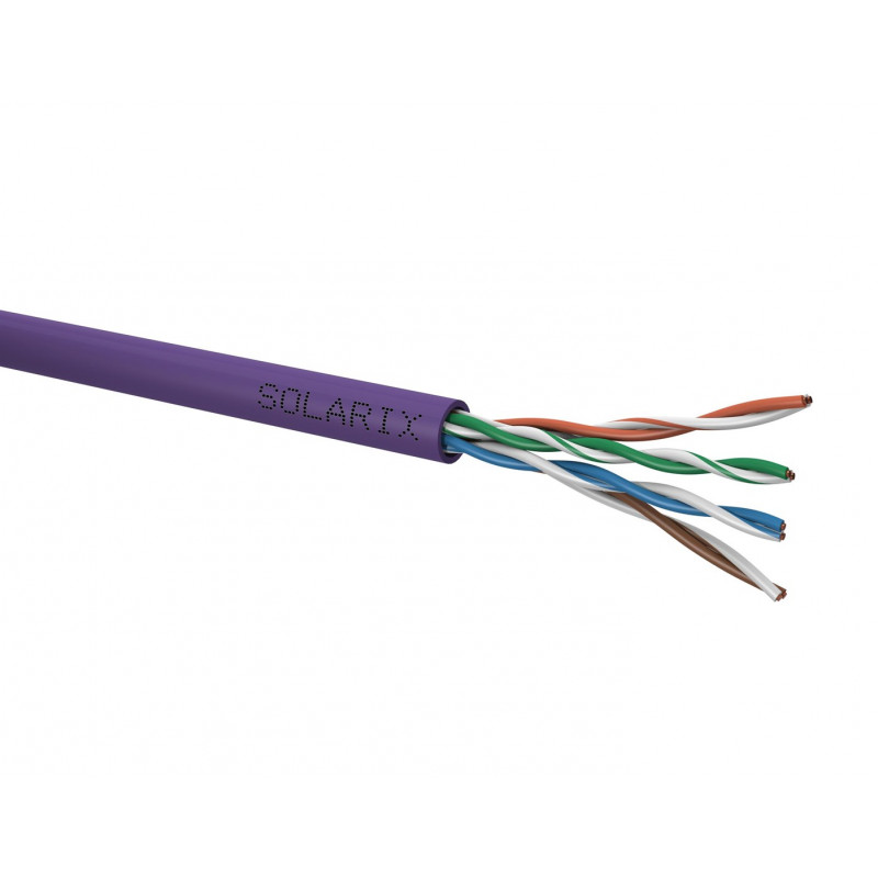 SOLARIX Cat5e U/UTP tinklo kabelis, 500 m, LSZH