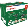 Bosch DIY rinkinys UniversalImpact 18V + AdvancedOrbit 18V, 2x 2.0Ah Li-Ion akumuliatoriai, akumuliatorinis smūginis gręžtuvas-suktuvas + akumuliatorinis ekscentrinis šlifuoklis, žalias (06039D410A)