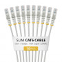 StarTech.com Slim Cat6 U/UTP tinklo kabelis RJ45, 0,5 m, pilkas, 10 vnt. paketas