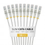 StarTech.com Slim Cat6 U/UTP tinklo kabelis RJ45, 0,25 m, pilkas, 10 vnt. rinkinys