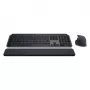 Logitech MX Keys S Combo belaidis klaviatūros ir pelės rinkinys, itališkas išdėstymas, grafito spalvos