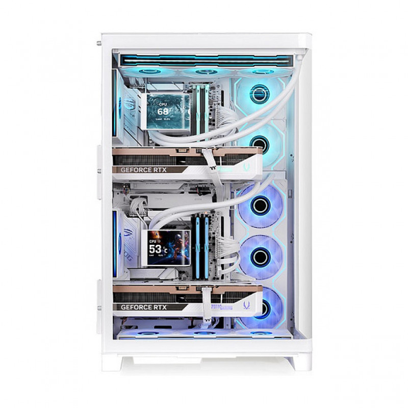 Thermaltake CAPO X Snow Full bokštas kompiuterio korpusas, baltas