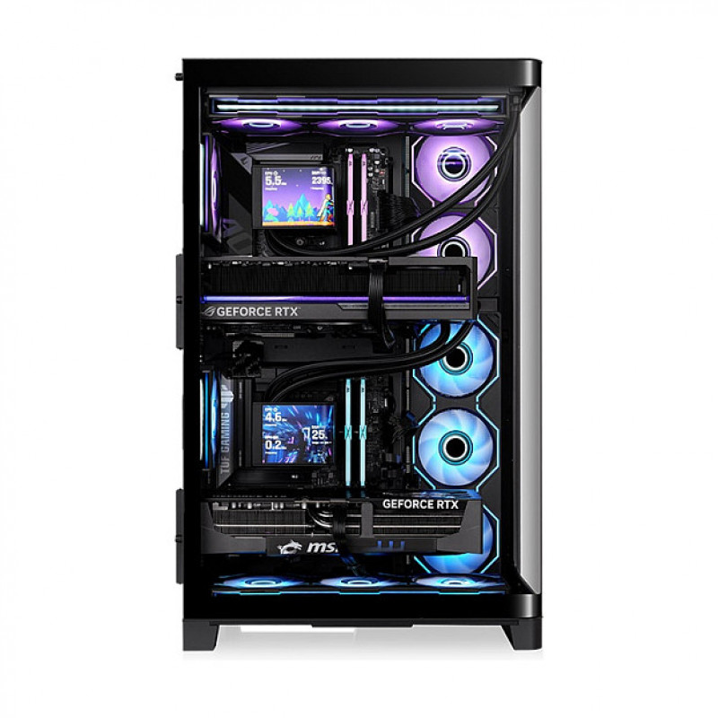 Thermaltake CAPO X Full bokšto kompiuterio korpusas, juodas