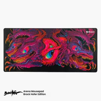 Arozzi Pelės kilimėlis XL Zona 90x42 cm Crawling Chaos