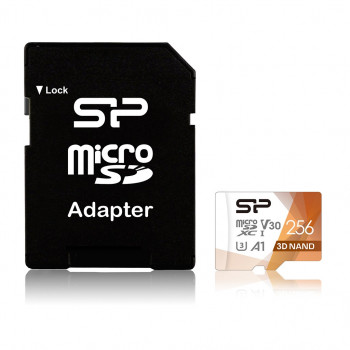 Silicon Power Superior Pro 256 GB MicroSDXC UHS-I Class 10 atminties kortelė