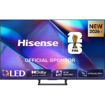 Hisense 55A7S 55 inch QLED 4K VidaaOS 60Hz Dolby Vision IQ 2026 televizorius