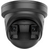 Hikvision DS-2CD2343G2P-LISU/SL 4MP 180° panoraminė kupolinė IP kamera, juoda