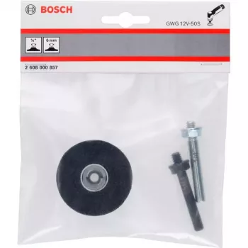Bosch 2608000857 atraminis diskas, 50 mm, Quick Lock, juodas (skirtas GWG 12V-50 S Professional)