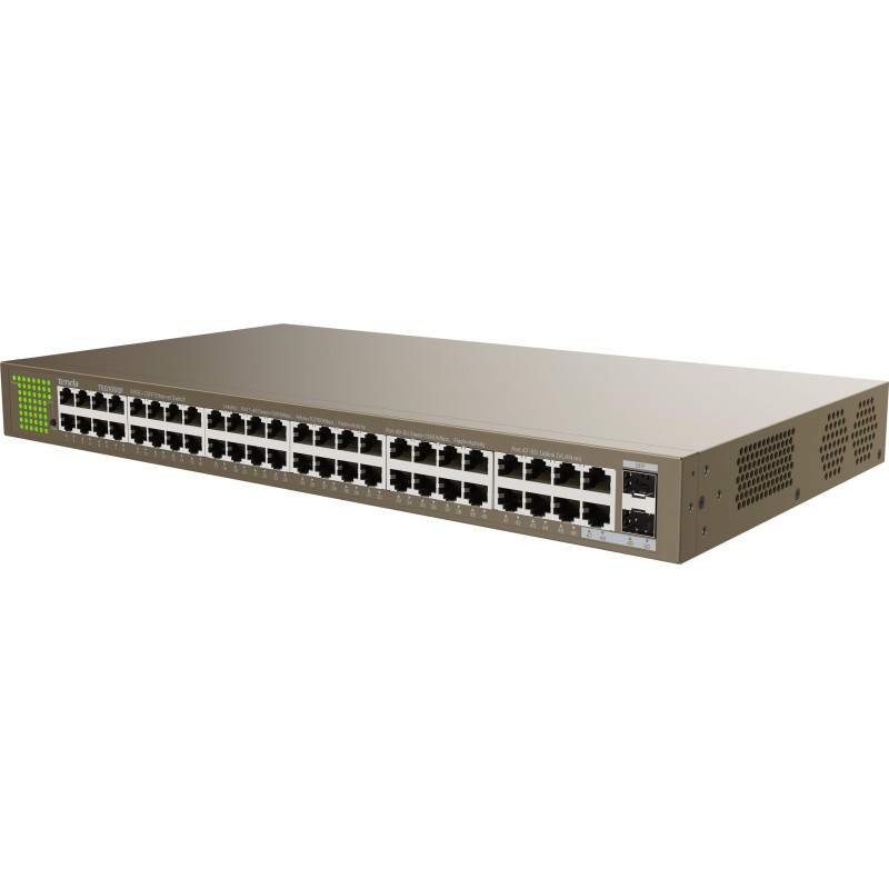 Tenda TEG1050F 48 portų gigabitinis komutatorius su 2 SFP prievadais