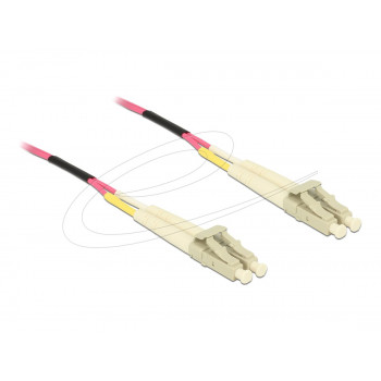 Delock 80156 Delock LC Duplex į LC Duplex daugiamodis OM4 šviesolaidinis kabelis, 75 m