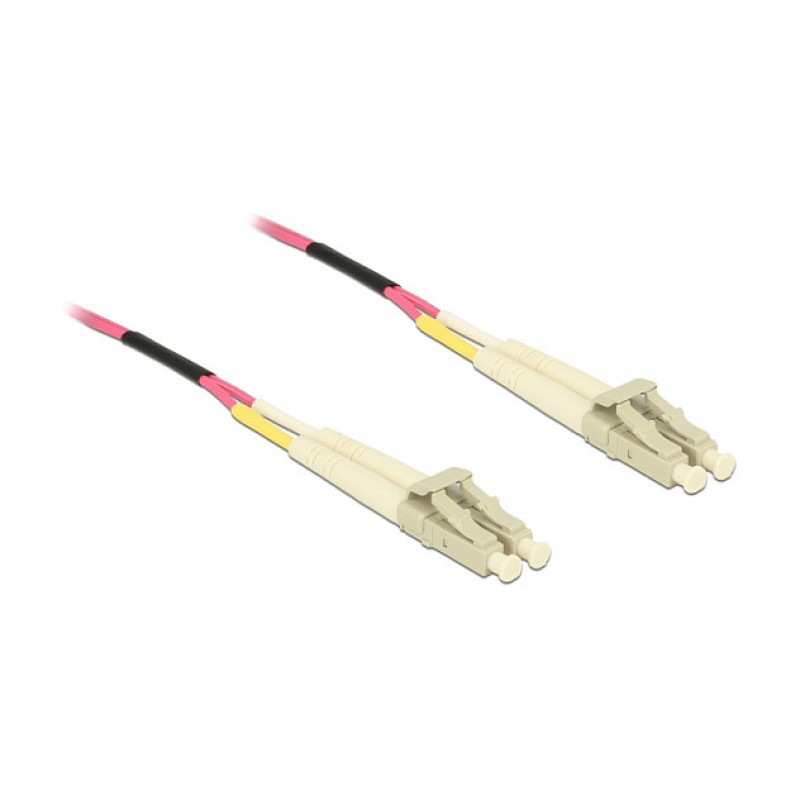 Delock 80156 Delock LC Duplex į LC Duplex daugiamodis OM4 šviesolaidinis kabelis, 75 m