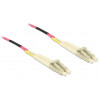 Delock 80156 Delock LC Duplex į LC Duplex daugiamodis OM4 šviesolaidinis kabelis, 75 m
