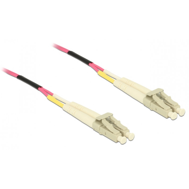 Delock 80156 Delock LC Duplex į LC Duplex daugiamodis OM4 šviesolaidinis kabelis, 75 m