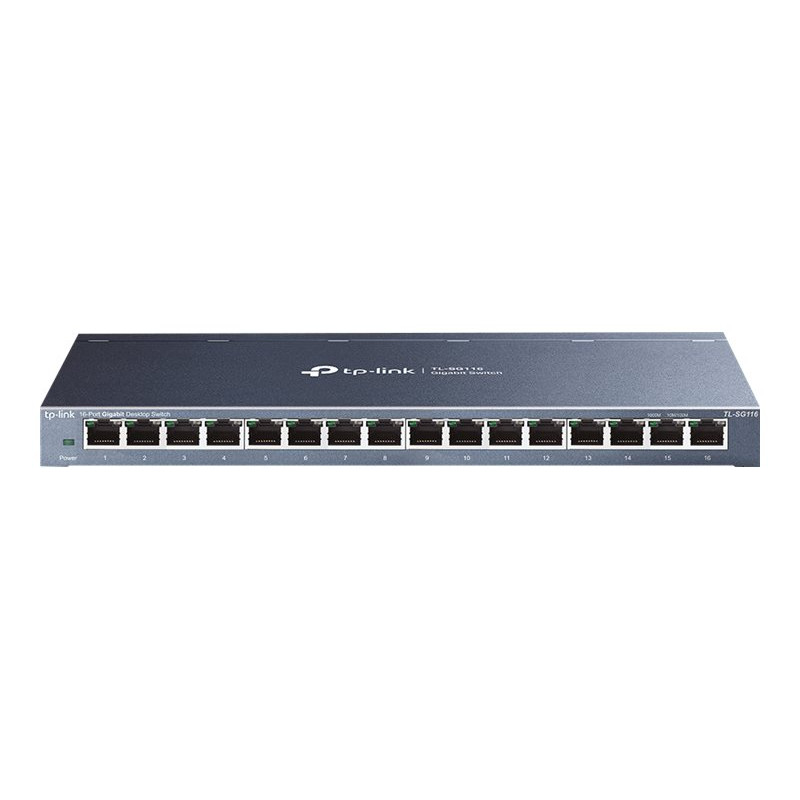 TP-Link TL-SG116 16 prievadų gigabitinis stalinis komutatorius V2.60