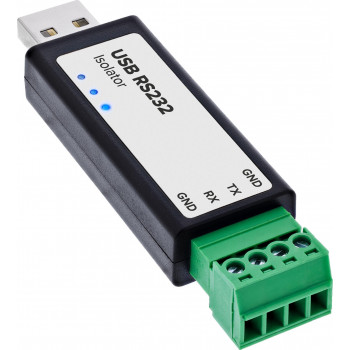 InLine® USB į RS232 serijinis konverteris su izoliatoriumi