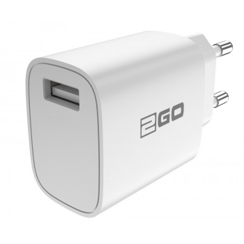 2GO 797253 mobiliojo įrenginio įkroviklis, 5 V, baltas, skirtas naudoti patalpose
