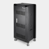 Formcase TransformerCart T36PD Perf. Plus nešiojamasis įrenginių valdymo vežimėlis, juodas