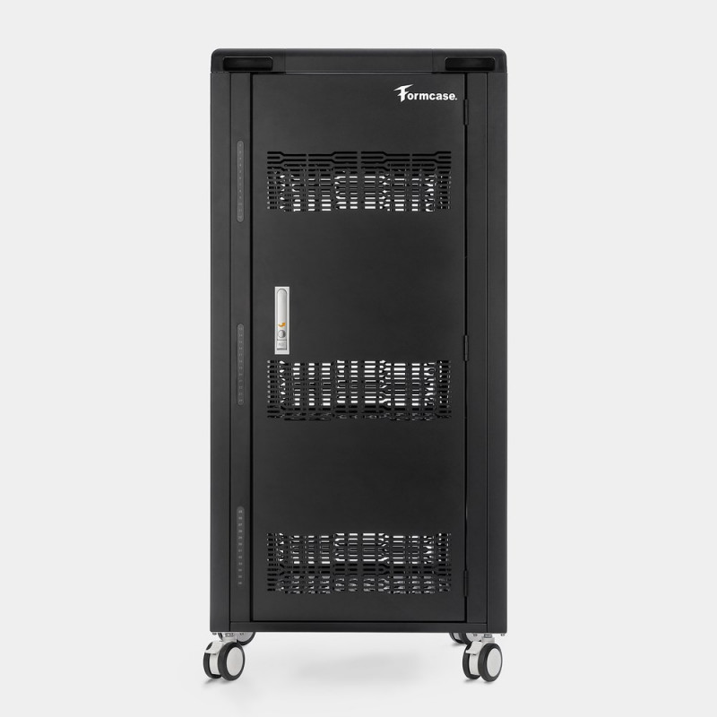 Formcase TransformerCart T36PD Perf. Plus nešiojamasis įrenginių valdymo vežimėlis, juodas