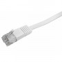 Logilink plokščias Cat5e U/UTP tinklo kabelis RJ45, 1 m, baltas