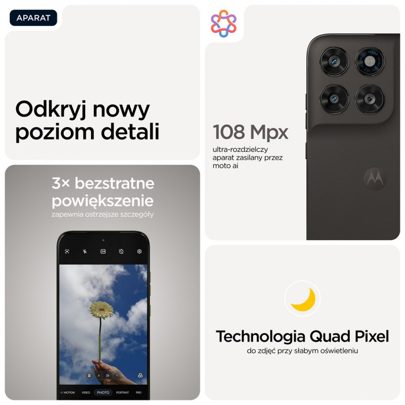 Motorola moto g77 17,3 cm (6,8) Hybrid Dual SIM Android 16.0 5G USB Type-C 8 GB 128 GB 5200 mAh juodas išmanusis telefonas