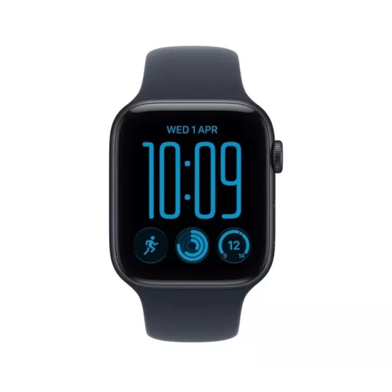 Apple Watch SE 3 GPS 40 mm Midnight aliuminio korpusas su mėlyna sportine apyranke, M/L