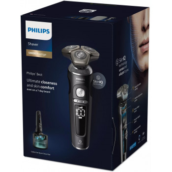Philips S9000 Prestige SP9840/32 šlapia ir sausa elektrinė skustuvė, pilka