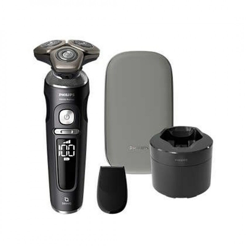 Philips S9000 Prestige SP9840/32 šlapia ir sausa elektrinė skustuvė, pilka
