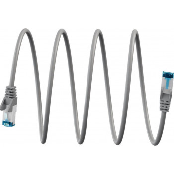WENTRONIC Cat6a S/FTP tinklo kabelis RJ45, 0,25 m, pilkas