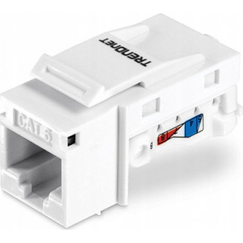 TRENDnet TC-K25C6 Cat6 įrankio nereikalaujantis RJ45 Keystone lizdas, 90°, 25 vnt. pakuotė