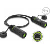 Delock dvigubas kabelių jungtis RJ45 lizdas į RJ45 lizdą Cat.6A, skirta montuoti su M20 x 1.5 mm sriegiu, IP68 atsparus dulkėms ir vandeniui, 0.5 m, juodas (91839)