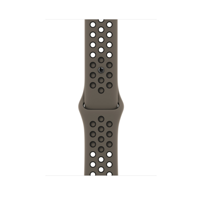 Apple Watch Nike Sport Band 45mm – alyvuogių pilka/juoda