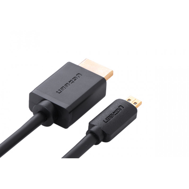 Ugreen Micro HDMI į HDMI kabelis, 2 m, 4K, juodas