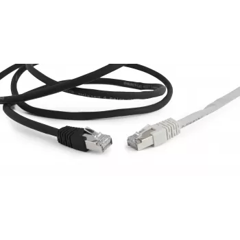 Gembird Cat6a S/FTP tinklo kabelis RJ45, 5 m, juodas, LSZH