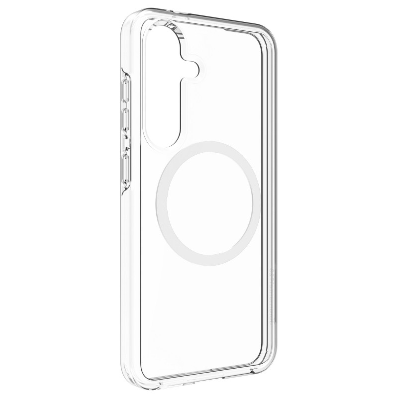dbramante1928 Iceland Pro Qi2 nugarėlės dėklas Samsung Galaxy S25+, suderinamas su MagSafe, skaidrus