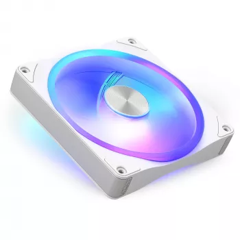 NZXT F140U Ultra RGB korpuso ventiliatorius, baltas